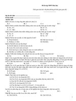 Đề ôn tập thtp hoá   đề 589