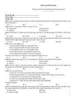 Đề ôn tập thtp hoá   đề 706