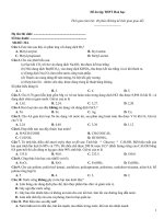 Đề ôn tập thtp hoá   đề 324