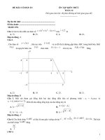Đề toán 12 chuyên môn ôn thi có đáp án (692)