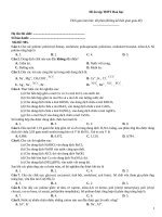 Đề ôn tập thtp hoá   đề 985