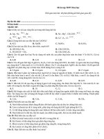 Đề ôn tập thtp hoá   đề 307