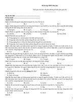 Đề ôn tập thtp hoá   đề 010