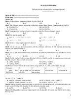 Đề ôn tập thtp hoá   đề 347