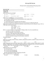 Đề ôn tập thtp hoá   đề 422