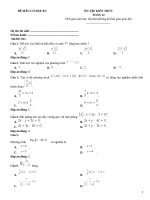 Đề ôn thi chuyên toán 12 thpt có đáp án (101)