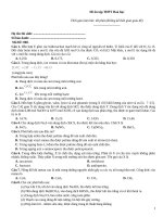 Đề ôn tập thtp hoá   đề 008