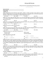 Đề ôn tập thtp hoá   đề 715