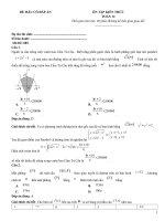 Đề mẫu toán 12 có đáp án giải thích (308)