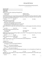 Đề ôn tập thtp hoá   đề 954