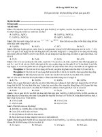 Đề ôn tập thtp hoá   đề 860