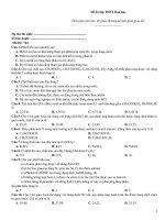 Đề ôn tập thtp hoá   đề 762