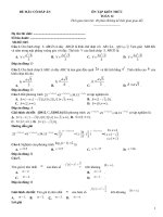 Đề ôn tập toán 12 có hướng dẫn giải (900)