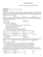 Đề ôn tập thtp hoá   đề 293