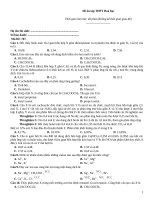 Đề ôn tập thtp hoá   đề 707