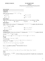 Đề toán 12 chuyên môn ôn thi có đáp án (105)