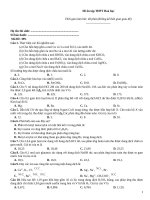 Đề ôn tập thtp hoá   đề 399