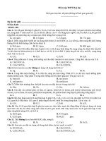 Đề ôn tập thtp hoá   đề 296