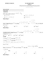 Đề ôn tập toán 12 có hướng dẫn giải (7)