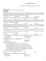 Đề ôn tập thtp hoá   đề 309