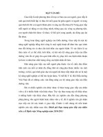 Đánh giá thực trạng giao tiếp của nhân viên y tế bệnh viện nông nghiệp năm 2010 2011