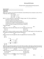 Đề ôn tập thtp hoá   đề 282