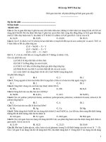 Đề ôn tập thtp hoá   đề 659