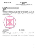 Đề toán 12 chuyên môn ôn thi có đáp án (711)