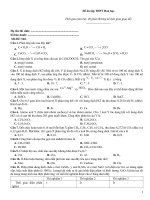 Đề ôn tập thtp hoá   đề 540