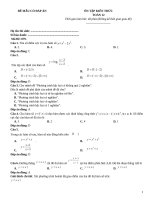 Đề ôn tập kiến thức toán 12 có đáp án (782)