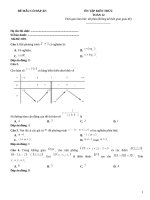 Đề ôn tập nâng cao có đáp án toán 12 (590)
