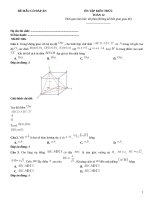 Đề ôn tập kiến thức toán 12 có đáp án (457)