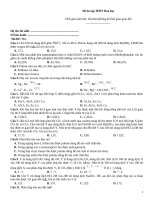 Đề ôn tập thtp hoá   đề 755