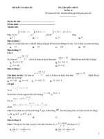 Đề toán 12 chuyên môn ôn thi có đáp án (288)