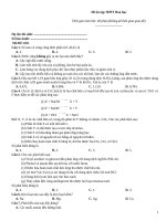 Đề ôn tập thtp hoá   đề 650