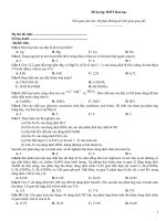 Đề ôn tập thtp hoá   đề 026