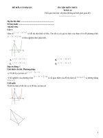 Đề ôn tập kiến thức toán 12 có đáp án (154)