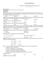 Đề ôn tập thtp hoá   đề 922