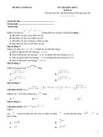 Đề thi nâng cao có đáp án toán 12 (600)