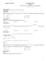 Đề toán 12 chuyên môn ôn thi có đáp án (187)