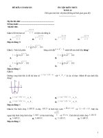 Đề thi nâng cao có đáp án toán 12 (7)