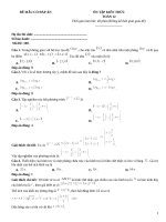 Đề ôn tập toán 12 giải chi tiết (1000)