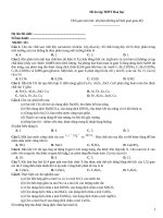 Đề ôn tập thtp hoá   đề 311