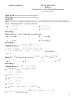 Đề toán 12 chuyên môn ôn thi có đáp án (10)