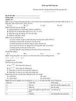 Đề ôn tập thtp hoá   đề 277