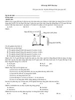 Đề ôn tập thtp hoá   đề 545