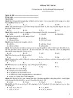 Đề ôn tập thtp hoá   đề 899