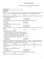 Đề ôn tập thtp hoá   đề 587