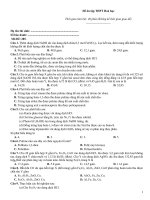 Đề ôn tập thtp hoá   đề 285