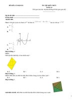 Đề ôn tập kiến thức toán 12 thpt có đáp án (984)